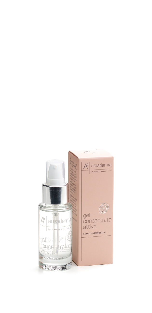 Concentrated active gel with hyaluronic acid