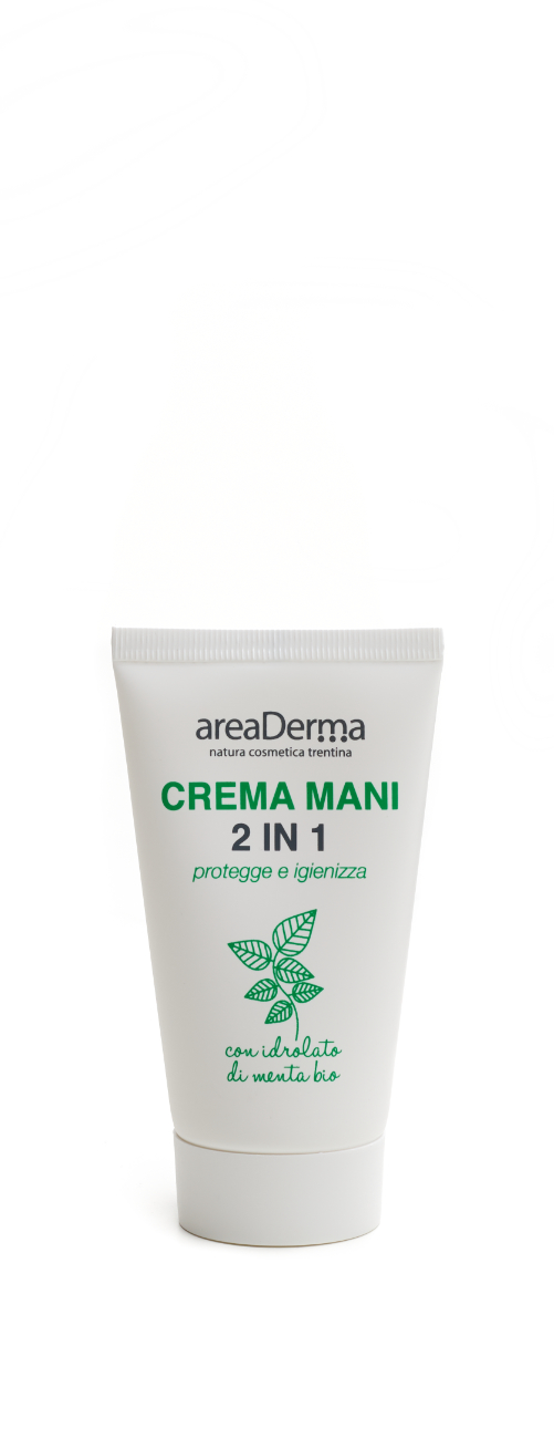 crema mani 2 in 1 igienizzante