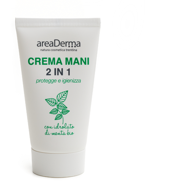 crema mani 2 in 1 igienizzante