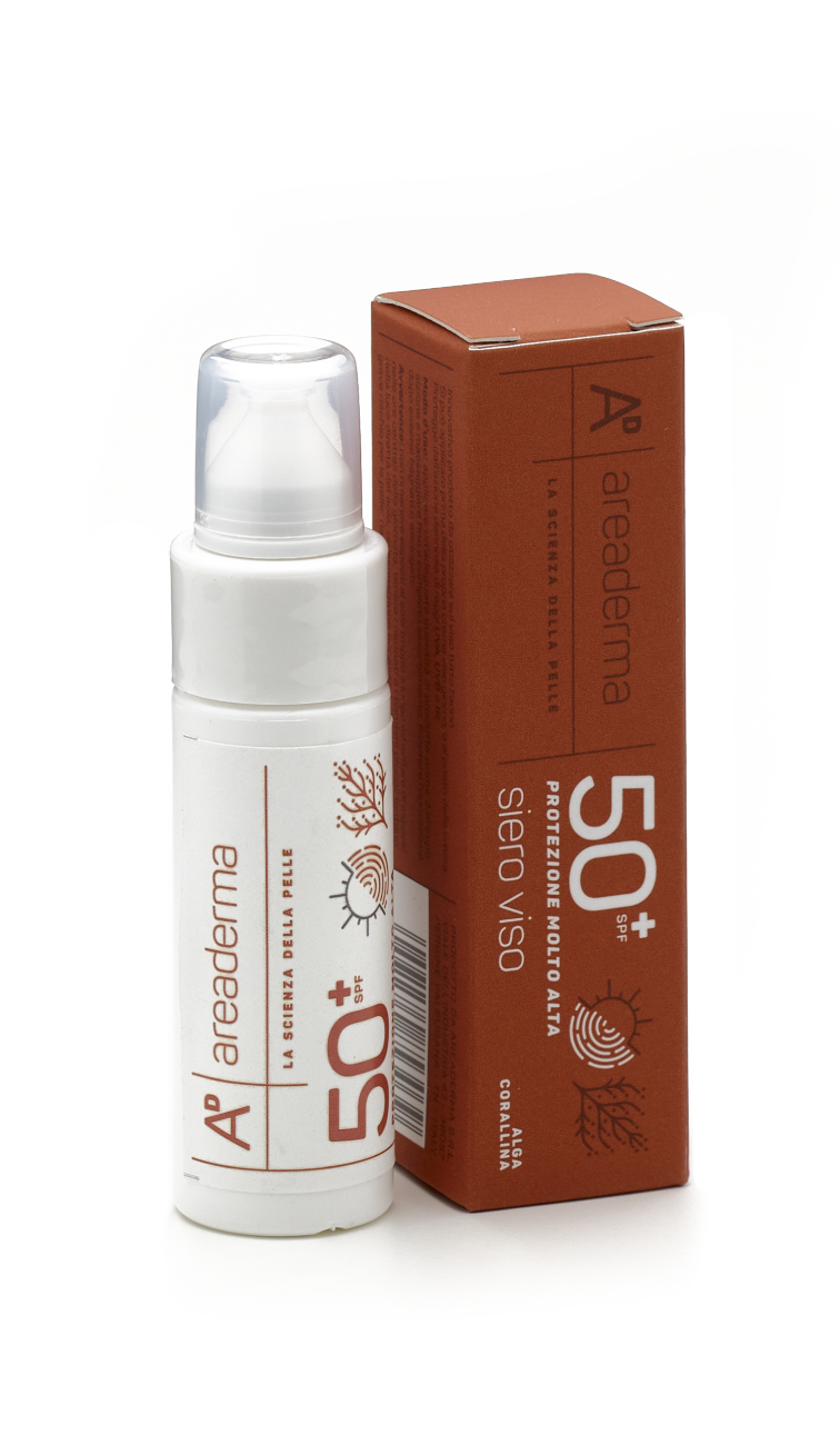 Siero viso protezione molto alta SPF 50+