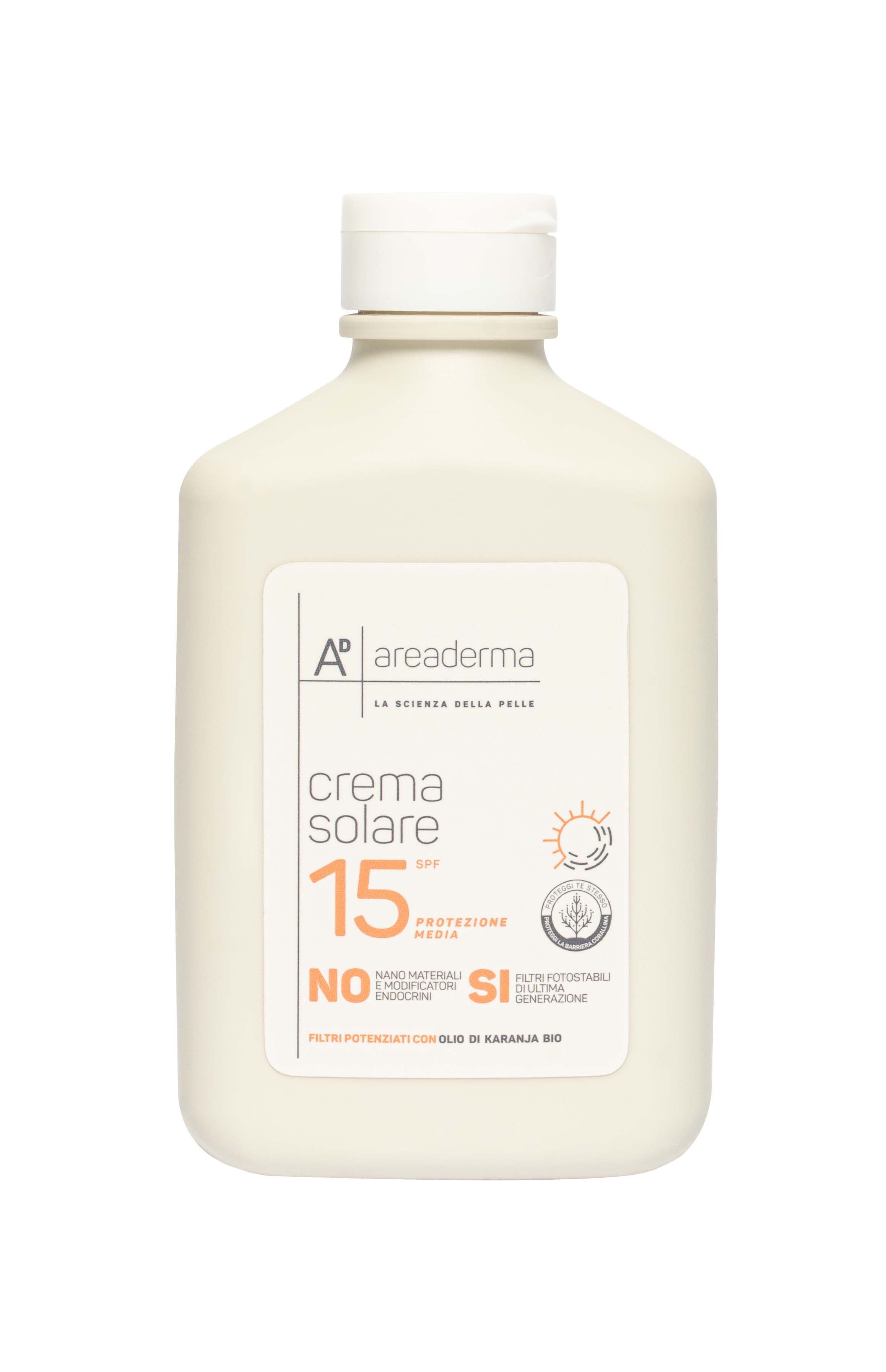 CREMA SOLARE PROTEZIONE BASSA SPF 15